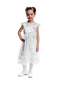 Купить Платье для девочки PL17 белый оптом