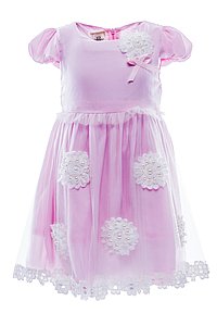 Купить Платье для девочки PL91 розовый оптом