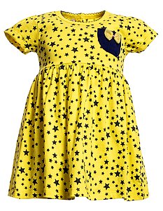 Купить Платье для девочки BK309P-L18 желтый оптом