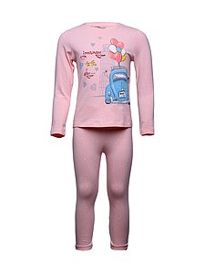 Купить Пижама для девочек 10016 персиковый оптом
