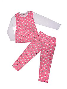 Купить Пижама детская 21PD11 21PD11_пр розовый (рисунок) оптом