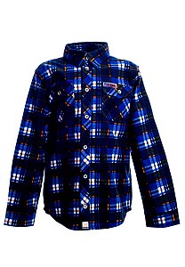 Купить Рубашка для мальчиков BK545R-L18 синий оптом