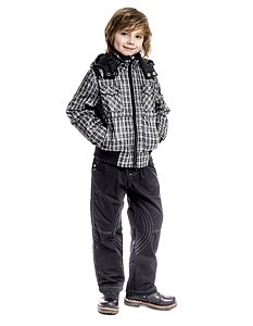 Купить Куртка для мальчика KURM02 черный оптом