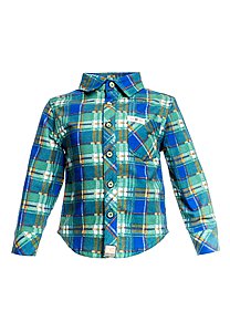 Купить Рубашка для мальчиков BK547R-L18 зеленый оптом