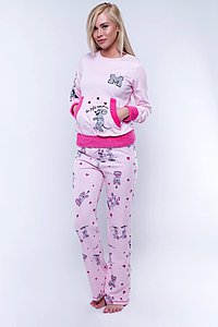 Купить Пижама женская PDG37 розовый оптом