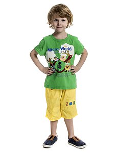 Купить Футболка для мальчика FDM51 зеленый оптом