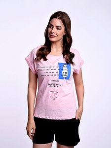 Купить Комплект женский(футболка+шортики) оптом