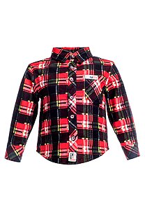 Купить Рубашка для мальчиков BK547R-L18 красный оптом