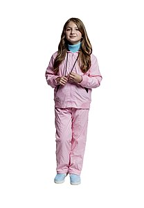 Купить Костюм для девочки спортивный утепленный SKD05 светло-розовый оптом
