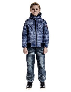 Купить Куртка для мальчика KURM02 синий оптом