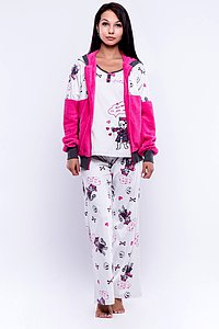 Купить Пижама женская PDG29 бело-розовый оптом