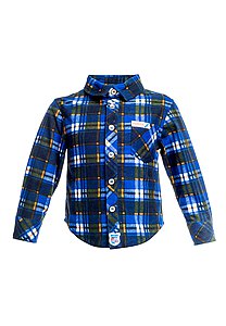 Купить Рубашка для мальчиков BK547R-L18 синий оптом