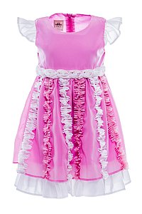 Купить Платье для девочки PL93 темно-розовый оптом