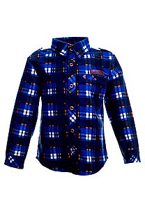 Купить Рубашка для мальчиков BK546R-L18 синий оптом