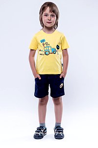 Купить Футболка для мальчика FDM33 желтый оптом
