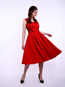 Купить Платье женское 3015 красный оптом