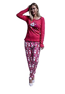 Купить Пижама женская 86751 ярко-розовый оптом