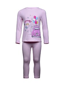 Купить Пижама для девочек 10016 бледно-розовый оптом