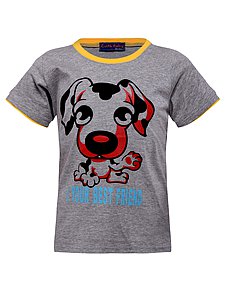 Купить Футболка для мальчика FDM73 серый оптом